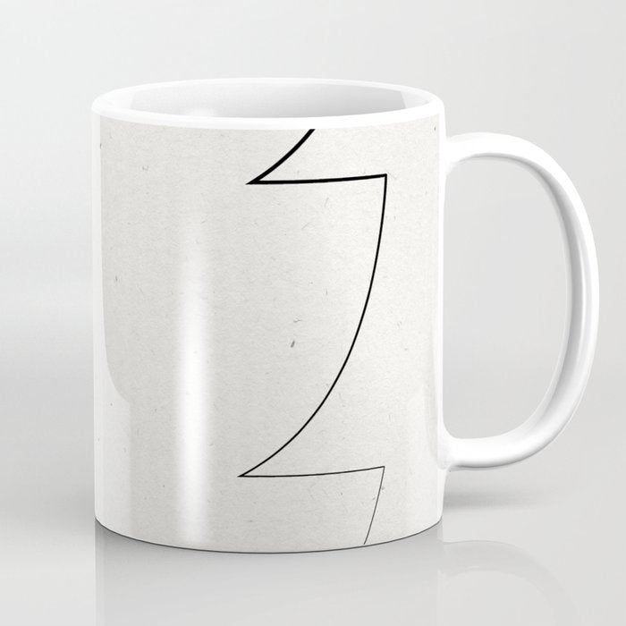 Minimalist Line Geometric Coffee Mug Gallery Image 1