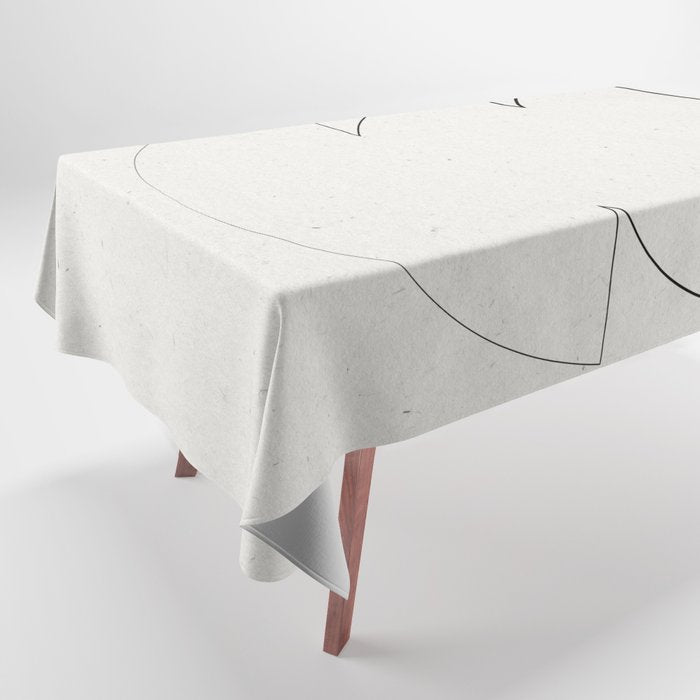 Minimalist Line Geometric Tablecloth Gallery Image 1