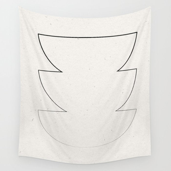 Minimalist Line Geometric Wall Tapestry Gallery Image 1