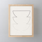 Minimalist Line Geometric Mini Art Print Gallery Image 1