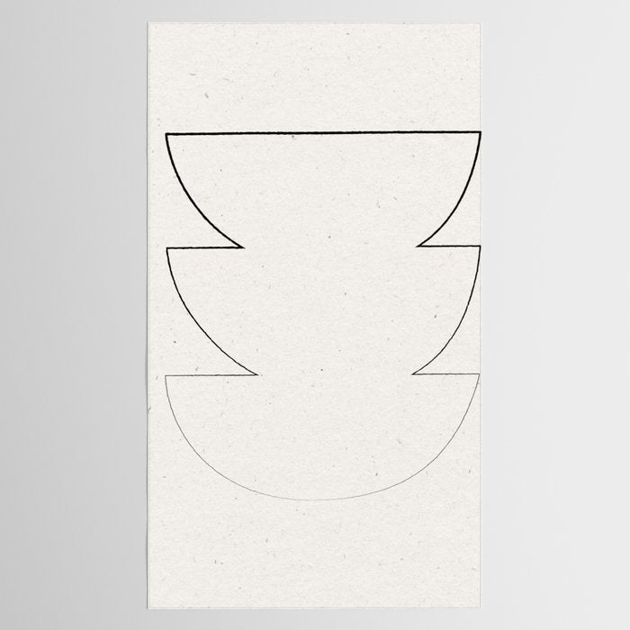 Minimalist Line Geometric Tablecloth Gallery Image 2