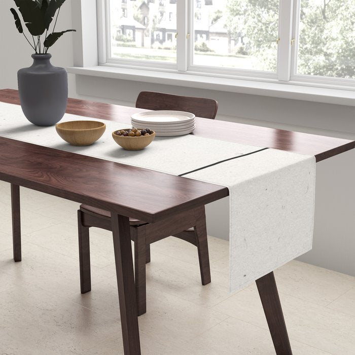 Minimalist Line Geometric Table Runner Gallery Image 2