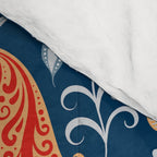 Magical Medieval Unicorn Botanical Comforter Gallery Image 4