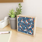 Magical Medieval Unicorn Botanical Mini Art Print Gallery Image 2