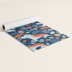 Magical Medieval Unicorn Botanical Yoga Mat Gallery Image 2