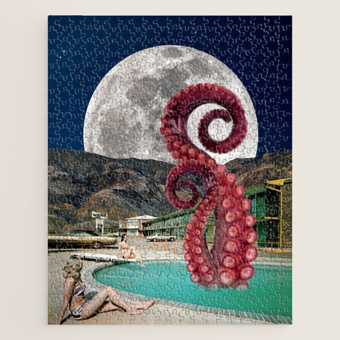 Octopus in the pool Jigsaw Puzzle Gallery Image 1
