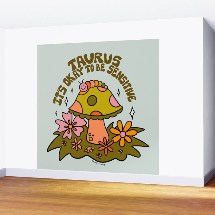 Taurus Caterpillar Wall Mural Gallery Image 2