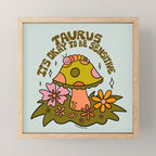 Taurus Caterpillar Mini Art Print Gallery Image 1