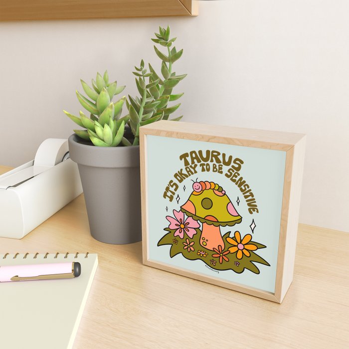 Taurus Caterpillar Mini Art Print Gallery Image 2