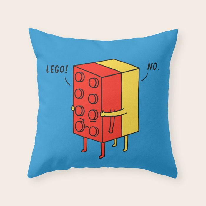 Le go! No Throw Pillow Gallery Image 6