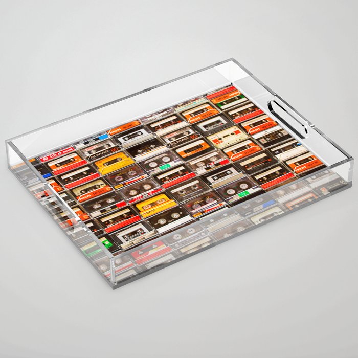 Something Nostalgic V - Music - Global Language #decor #society6 #buyart Acrylic Tray Gallery Image 1