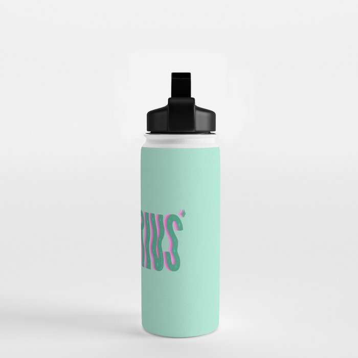 Wavy Aquarius Water Bottle Gallery Image 2
