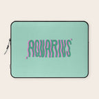 Wavy Aquarius Laptop Sleeve Gallery Image 1
