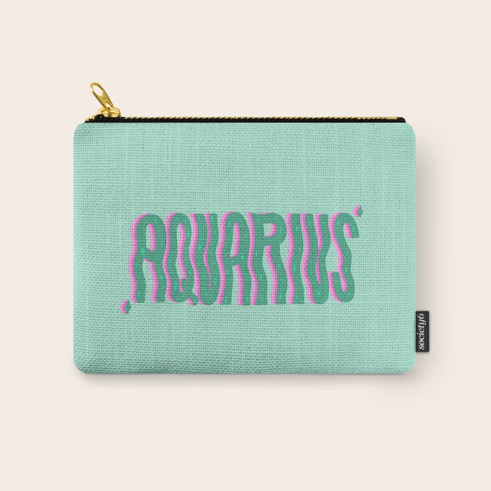 Wavy Aquarius Carry All Pouch Gallery Image 1