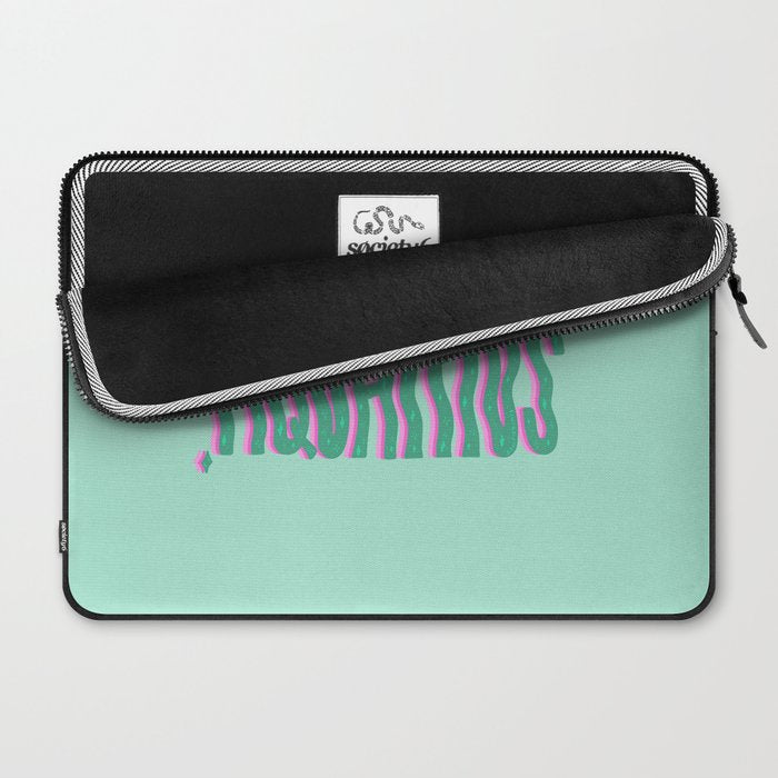 Wavy Aquarius Laptop Sleeve Gallery Image 2