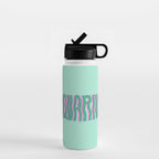 Wavy Aquarius Water Bottle Gallery Image 1