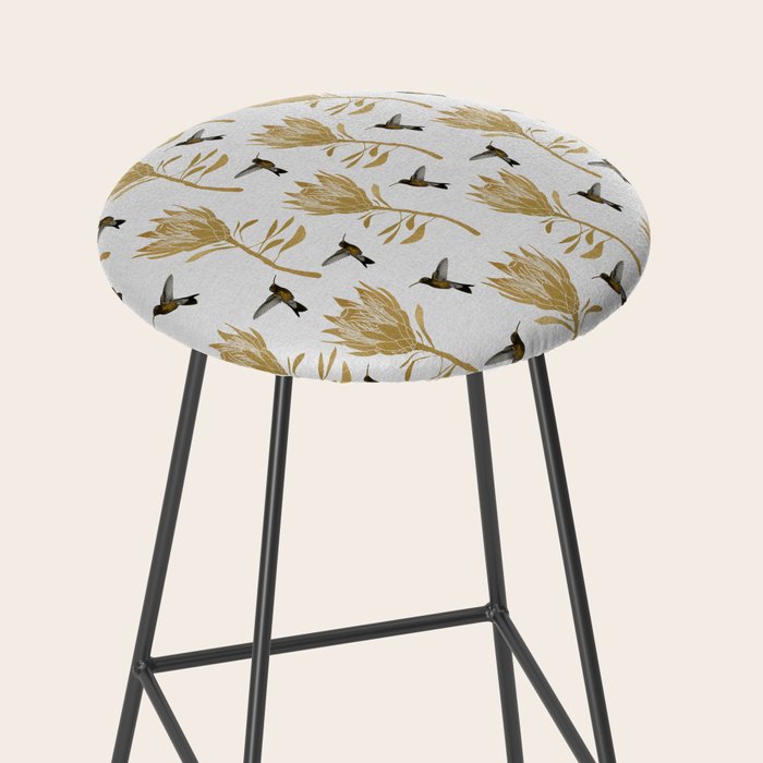 Hummingbird & Flower I Stool Gallery Image 2