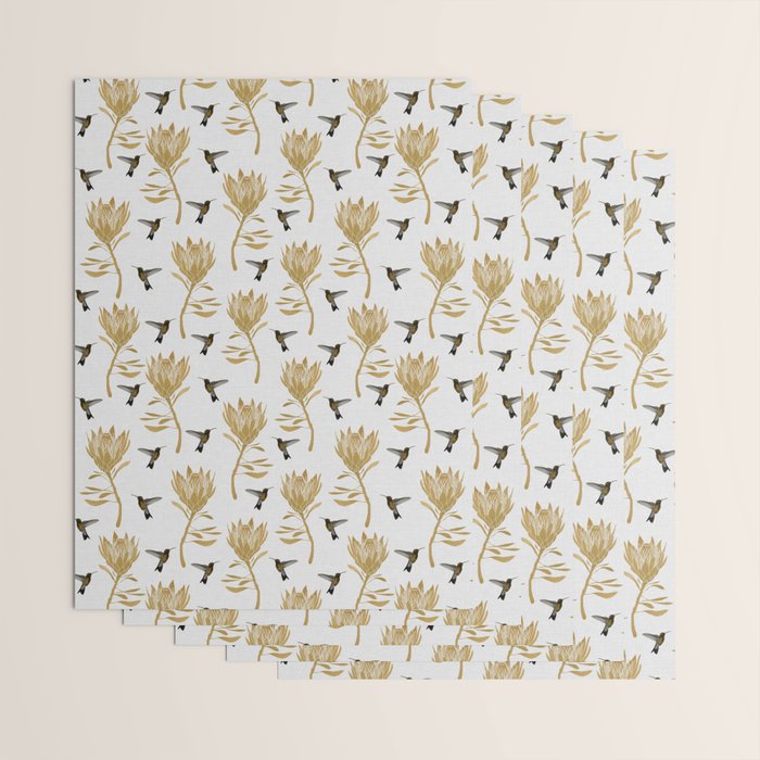 Hummingbird & Flower I Wrapping Paper Gallery Image 3