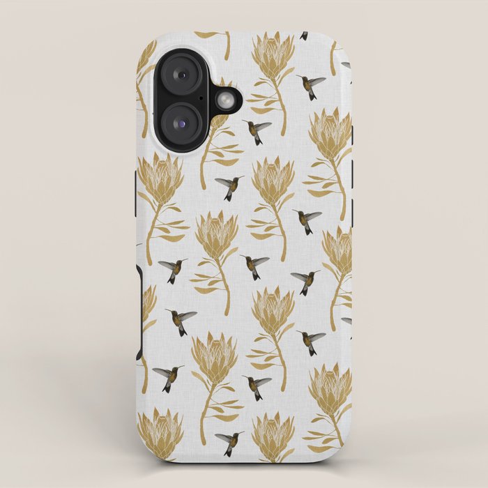 Hummingbird & Flower I iPhone Case Gallery Image 1