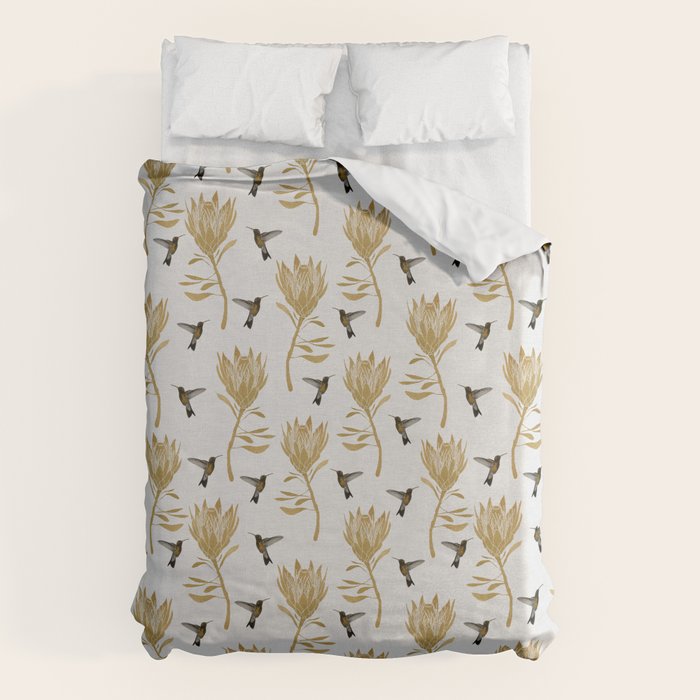 Hummingbird & Flower I Duvet Cover Gallery Image 6