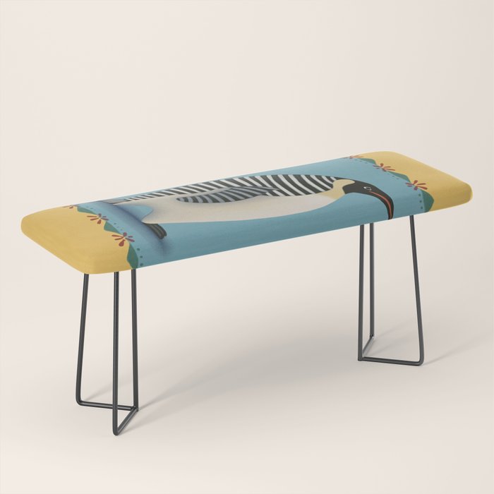 Striped Penguin Bench Gallery Image 1