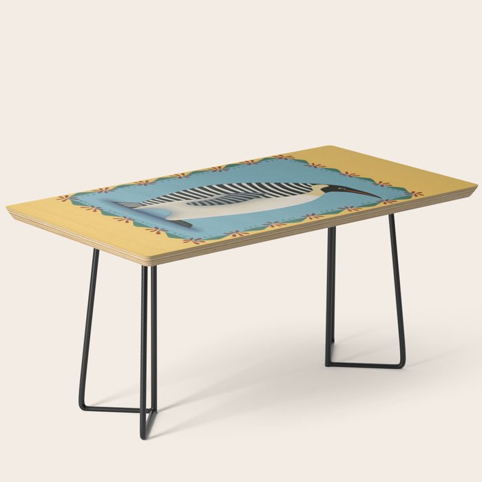 Striped Penguin Coffee Table Gallery Image 1