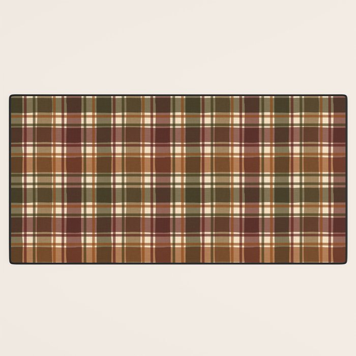 Cozy Vintage Plaid Desk Mat Gallery Image 3