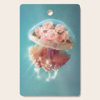 Floral Jellyfish Cutting Board Gallery Image 1