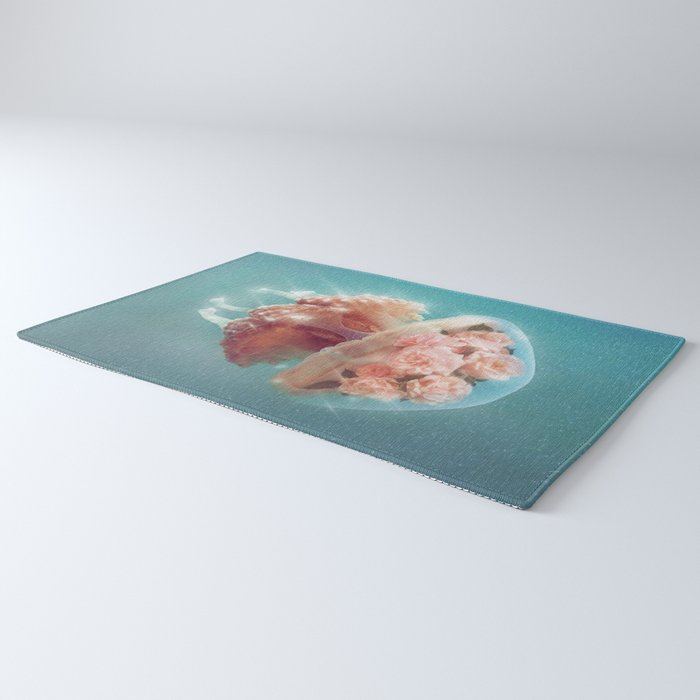 Floral Jellyfish Rug Gallery Image 3