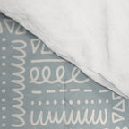 Sweet Doodle Squares . Coastal Blue Comforter Gallery Image 4