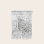 Baton Rouge White Map Wall Hanging Gallery Image 1