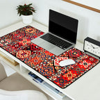 Azeri Azerbaijan South Caucasus Kilim Print Desk Mat Gallery Image 2