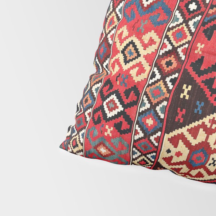 Azeri Azerbaijan South Caucasus Kilim Print Pillow Sham Gallery Image 4