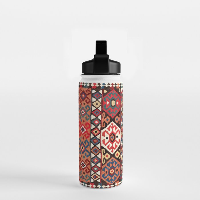 Azeri Azerbaijan South Caucasus Kilim Print Water Bottle Gallery Image 2