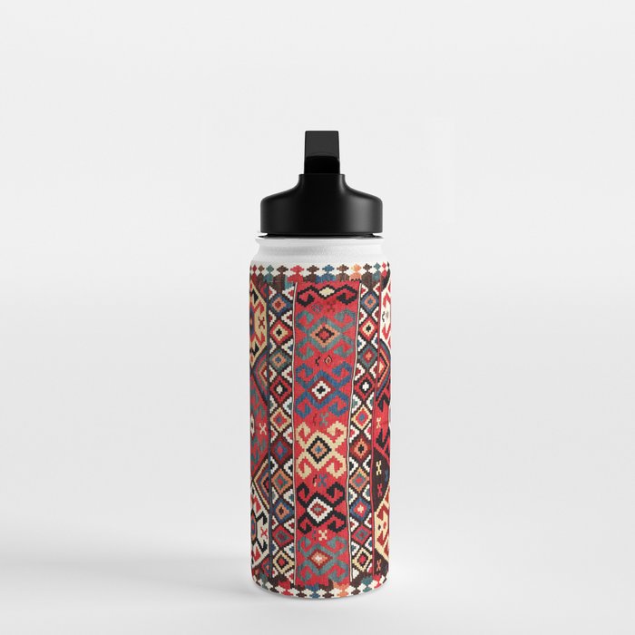 Azeri Azerbaijan South Caucasus Kilim Print Water Bottle Gallery Image 3