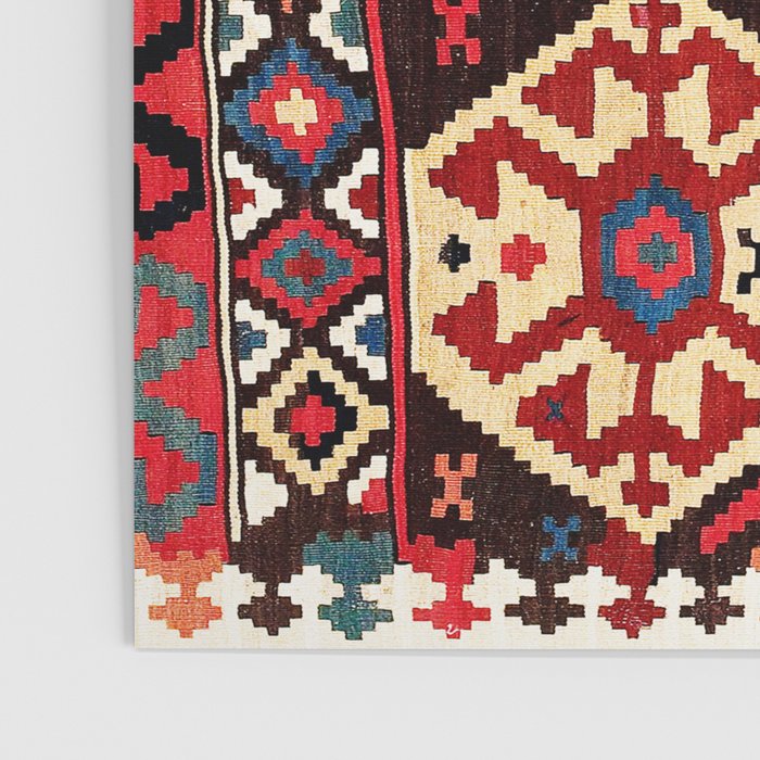 Azeri Azerbaijan South Caucasus Kilim Print Poster Gallery Image 3