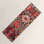 Azeri Azerbaijan South Caucasus Kilim Print Yoga Mat Gallery Image 1