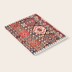 Azeri Azerbaijan South Caucasus Kilim Print Notebook Gallery Image 2