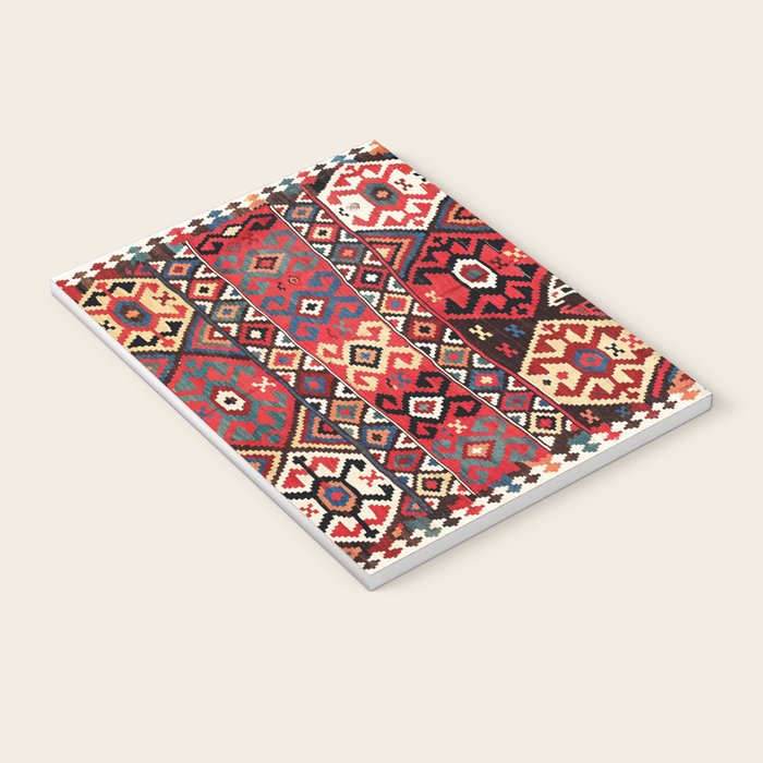 Azeri Azerbaijan South Caucasus Kilim Print Notebook Gallery Image 3