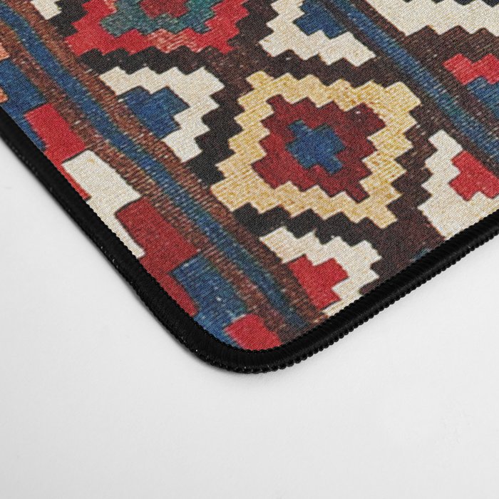 Azeri Azerbaijan South Caucasus Kilim Print Desk Mat Gallery Image 4