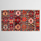 Azeri Azerbaijan South Caucasus Kilim Print Tablecloth Gallery Image 2