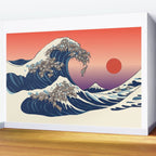 The Great Wave of Sloth Wall Mural Gallery Image 2