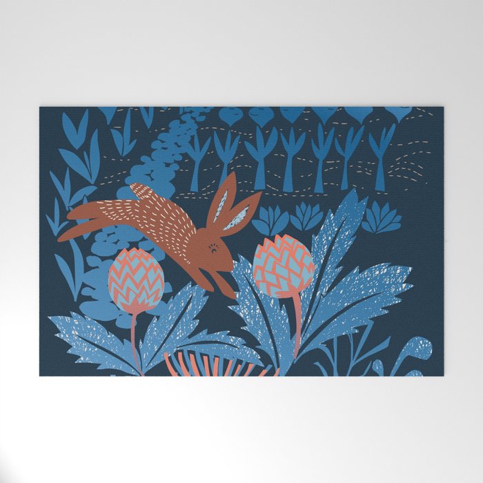 Artichoke thief Welcome Mat Gallery Image 1