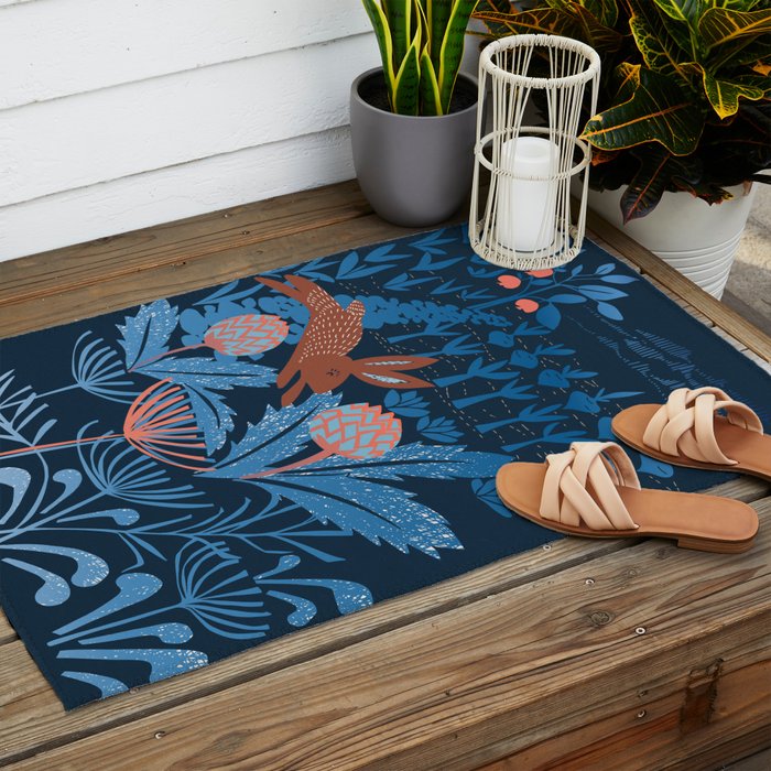 Artichoke thief Outdoor Rug Gallery Image 2