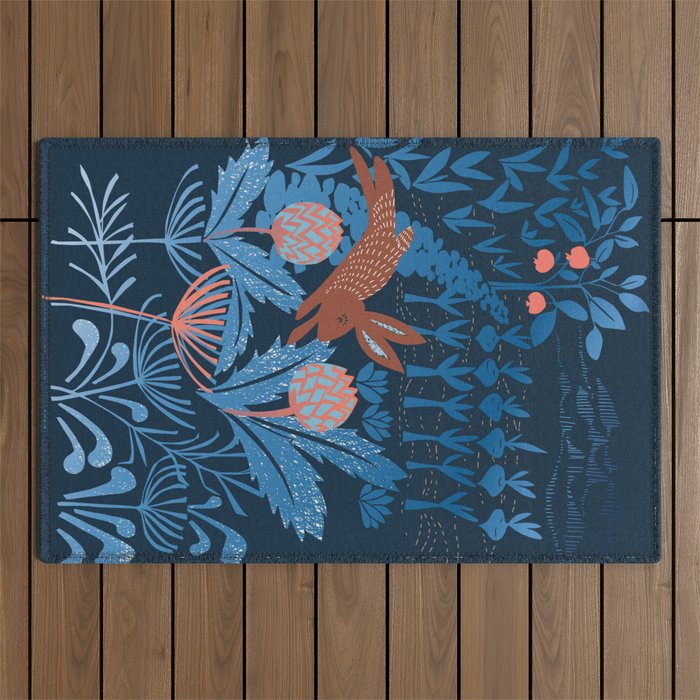 Artichoke thief Outdoor Rug Gallery Image 1