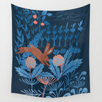 Artichoke thief Wall Tapestry Gallery Image 4