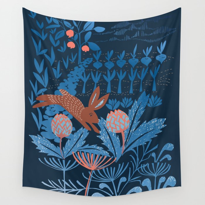 Artichoke thief Wall Tapestry Gallery Image 4