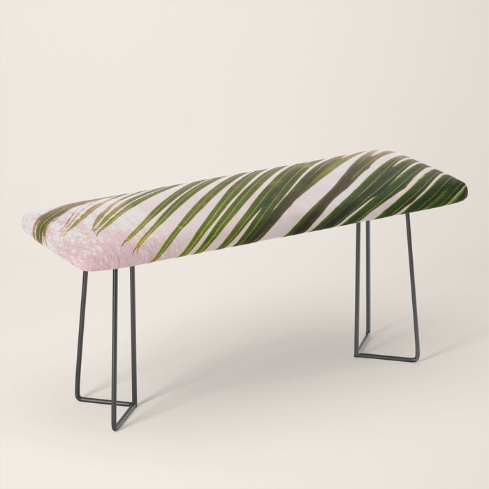 Tropical Sunset Ocean Palm Dream #2 #tropical #beach #wall #decor #art #society6 Bench Gallery Image 1