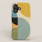 mid century modern winter 1 iPhone Case Gallery Image 1