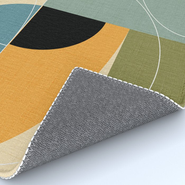 mid century modern winter 1 Rug Gallery Image 4